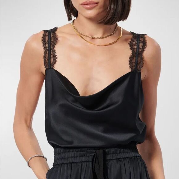 NWT Cami NYC Florcita Cami in Black - Picture 1 of 11